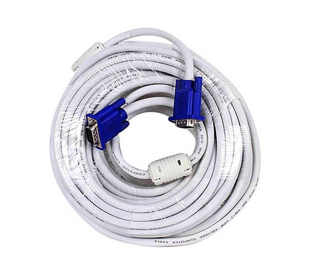 40M Monitor VGA Cable - White