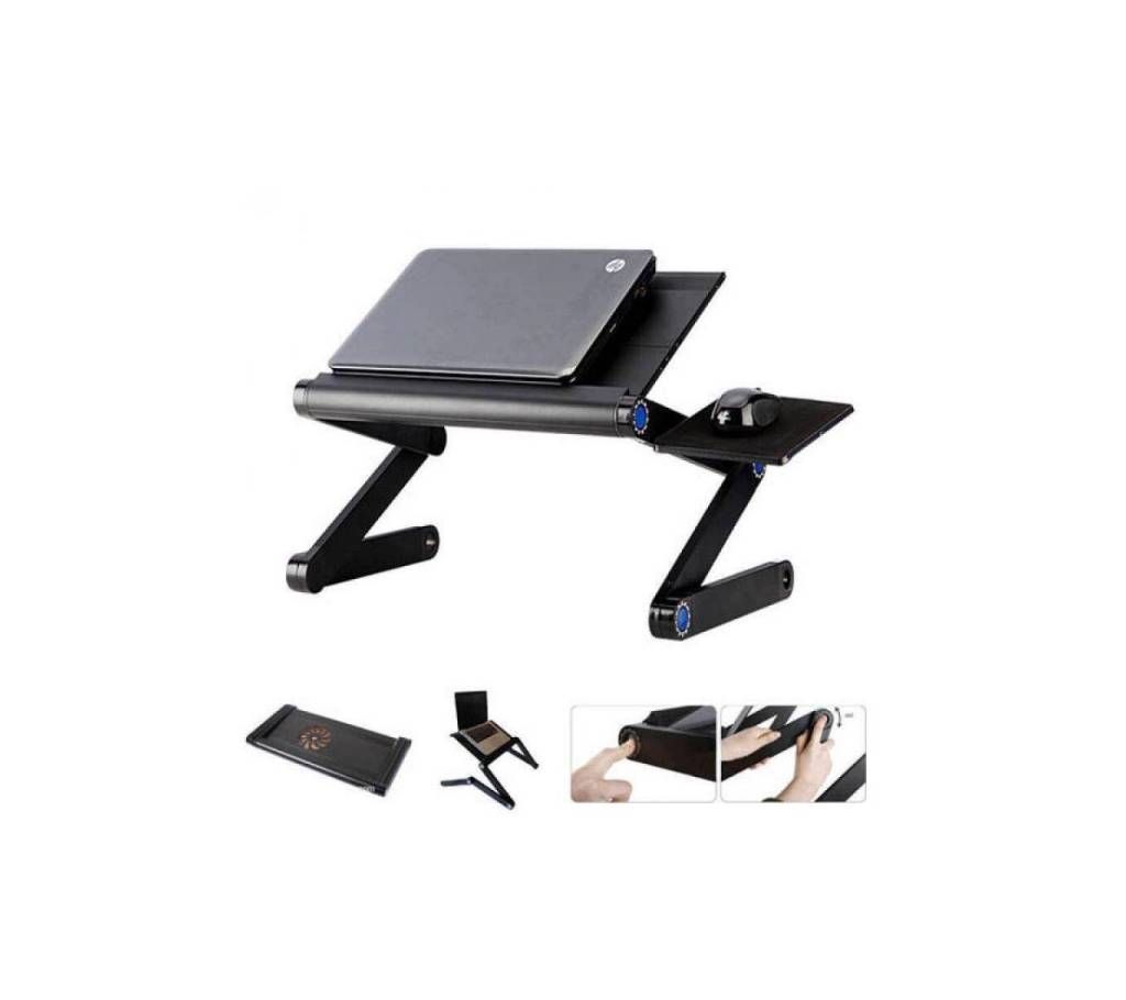 Laptop Table With Cooling fan & Mouse Pad
