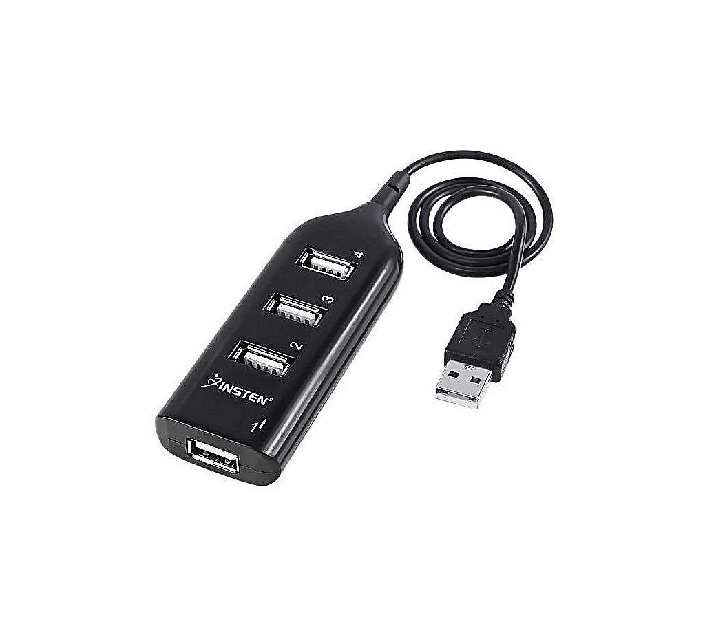 Computer and Laptop USB Hub 3 Port - Black