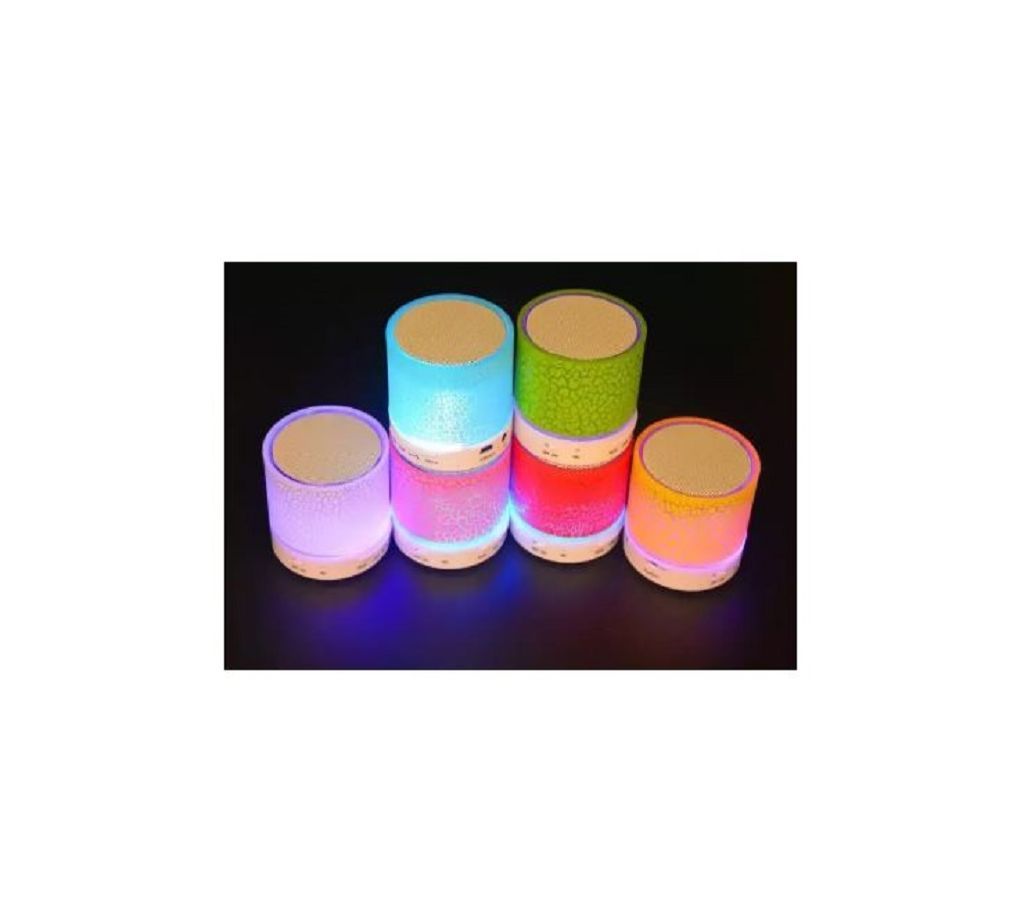 Wireless Bluetooth LED Speaker TF USB FM Portable Music Mini Speaker - A9