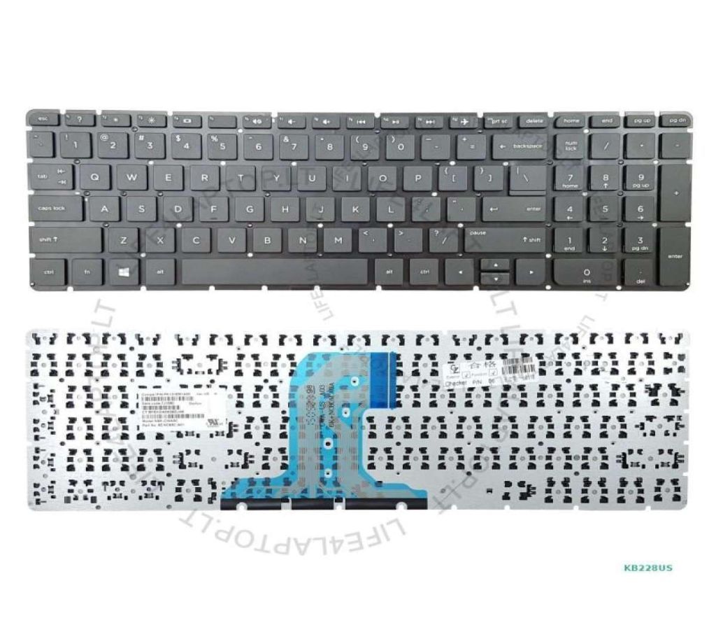 New US Black Keyboard NO Frame For HP 15-AC 15-AF 250 G4 255 G4 256 G4 15-ac000 15t-ac000 15-af000 15z-af000 Series