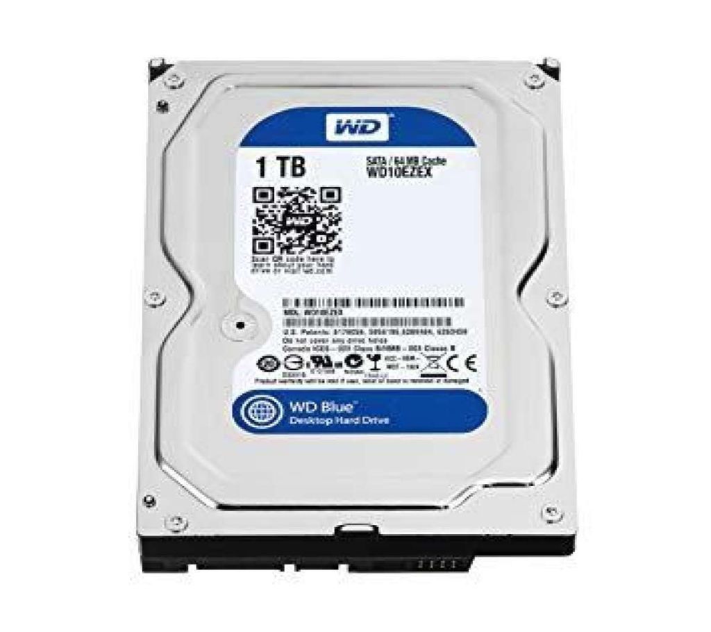 WD 3.5 Desktop HDD - 1000GB SATA - Silver