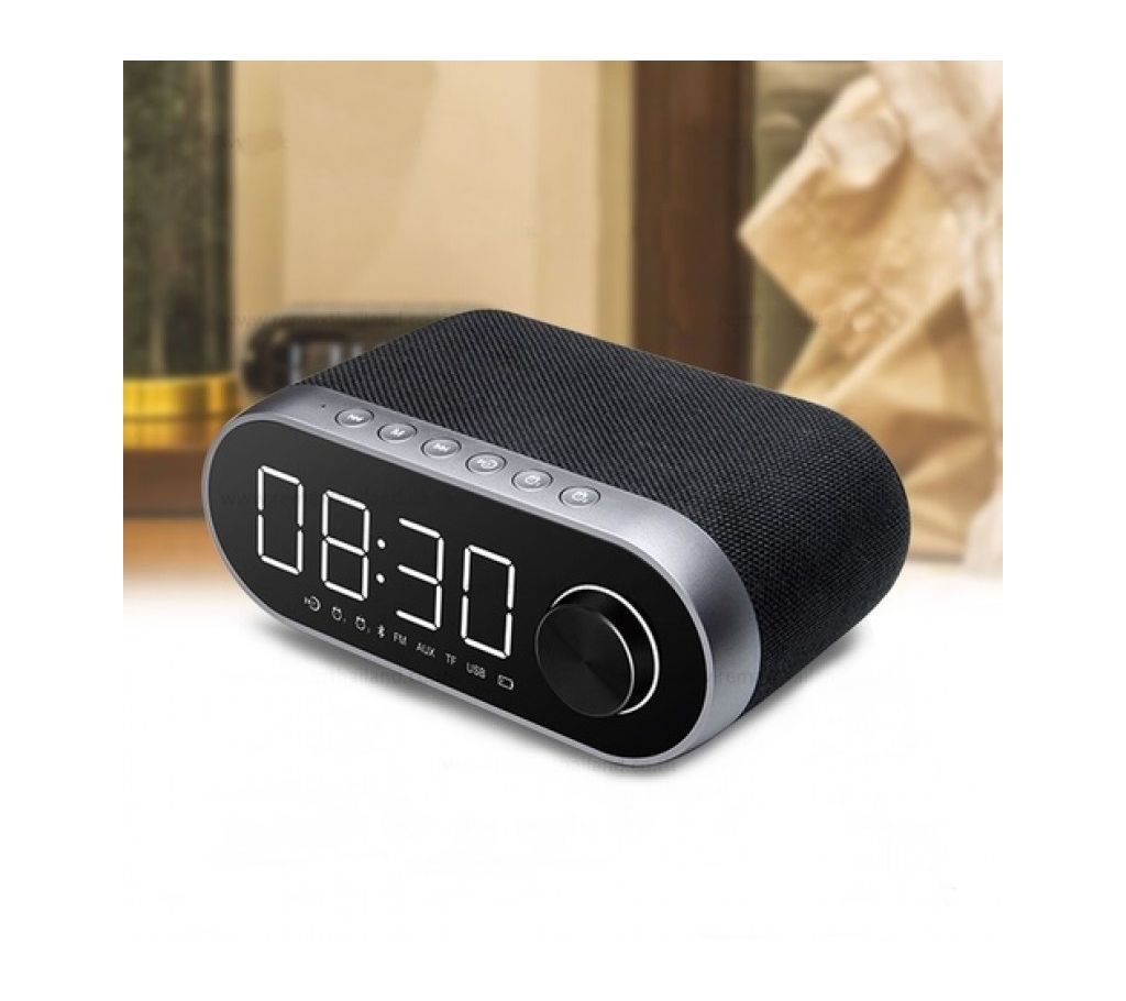 RB -BLUETOOTH SPEAKER WITH ALARM CLOCK