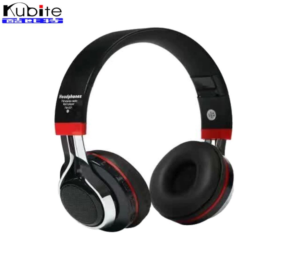 Kubite TM-021 Bluetooth headset with LED Light Wireless Sorts headphones Card + FM Radio