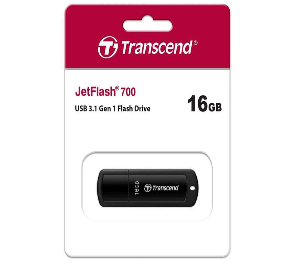 Transcend 16GB JetFlash 700 Super Speed USB 3.0 Pen Drive