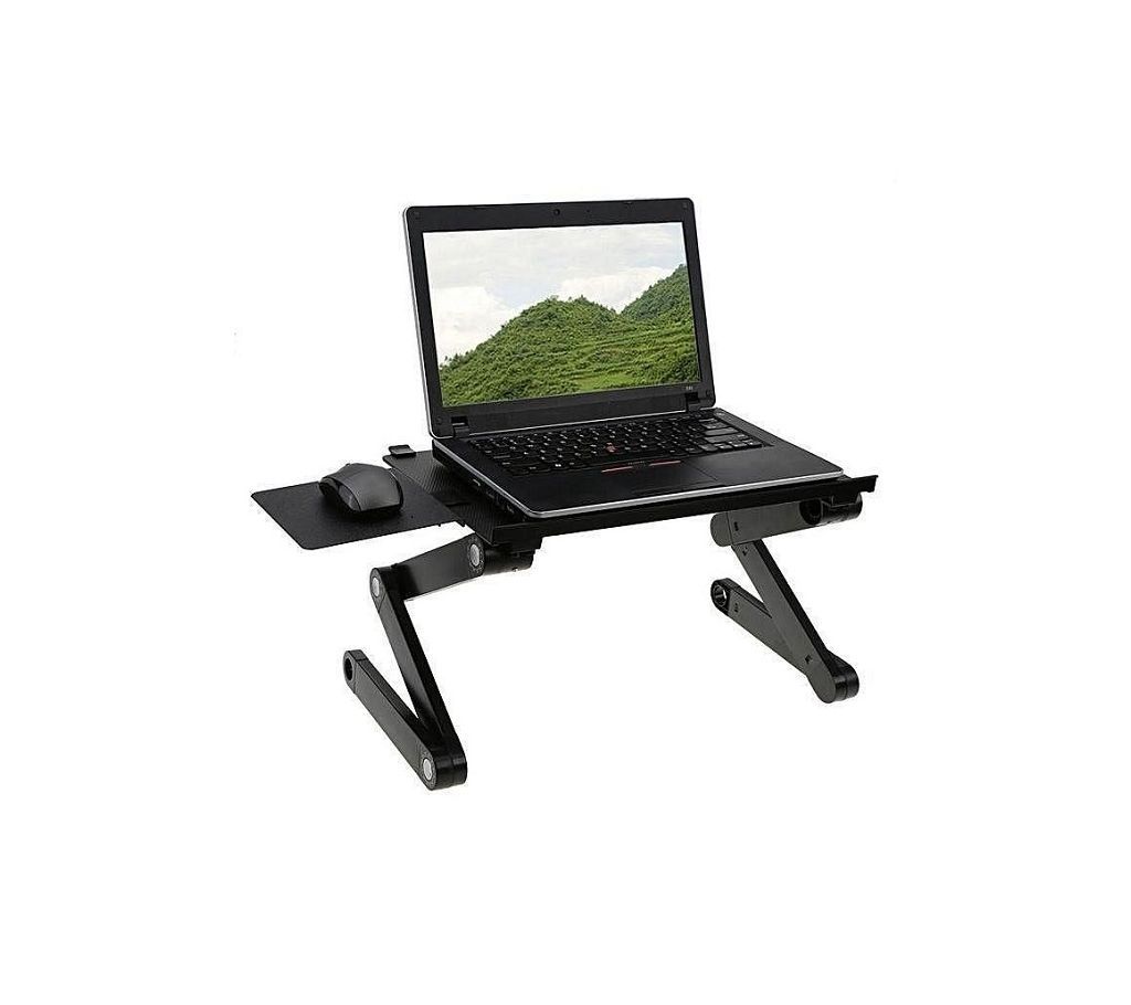 Aluminum Laptop Table  Black  80  DNM