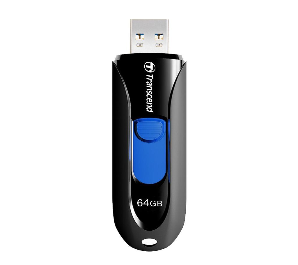 Transcend 64GB JetFlash 790 USB 3.1 Flash Drive - Black