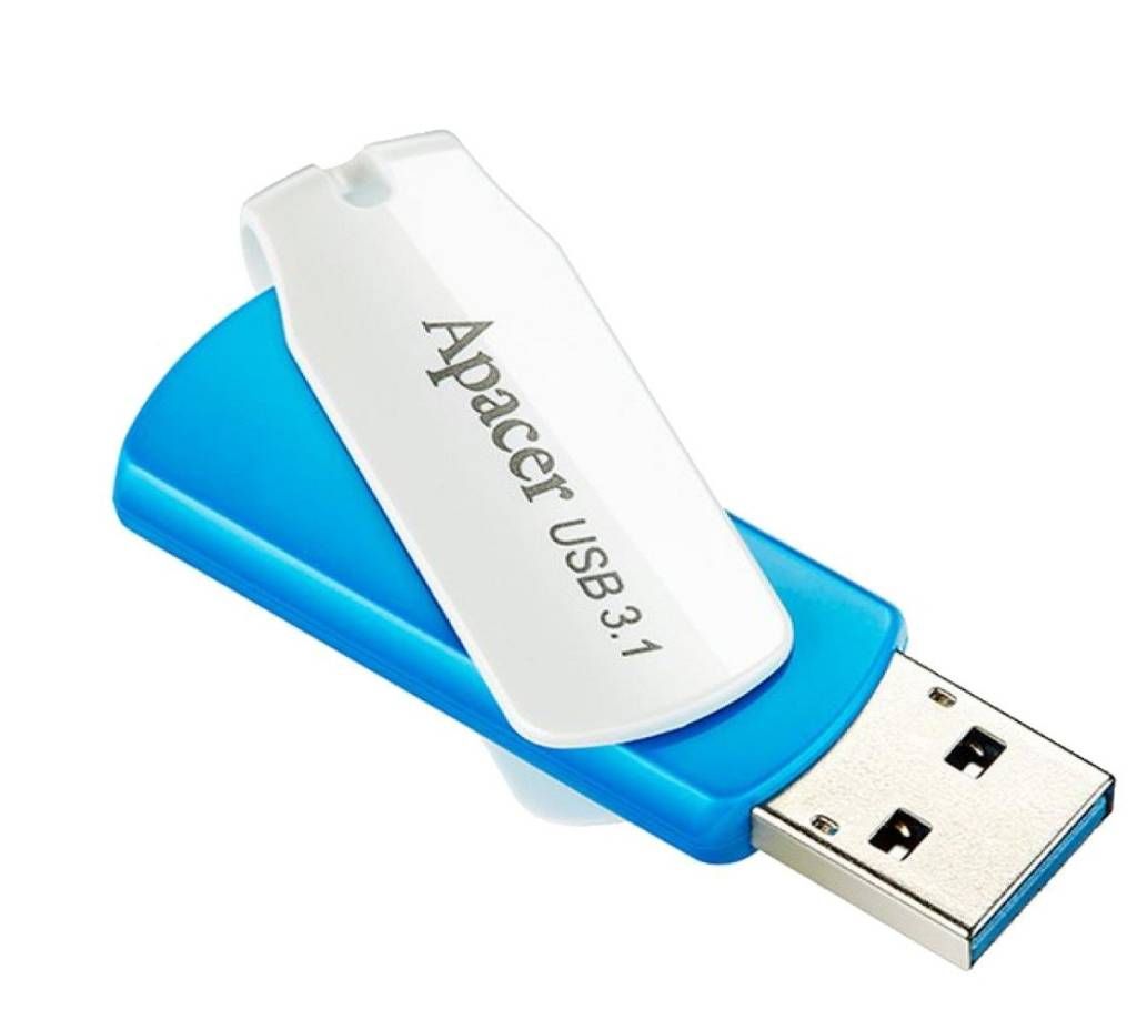 AH357 USB 3.1 Pendrive-16GB - White and Blue