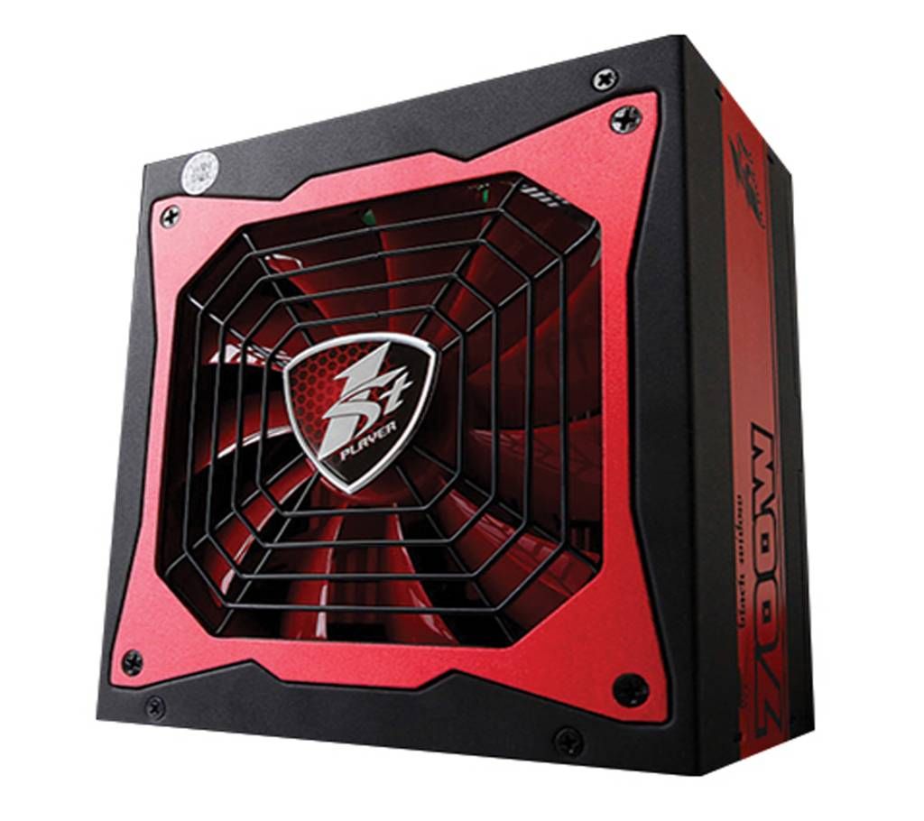 1st player Black Widow 700W Gaming Power Supply