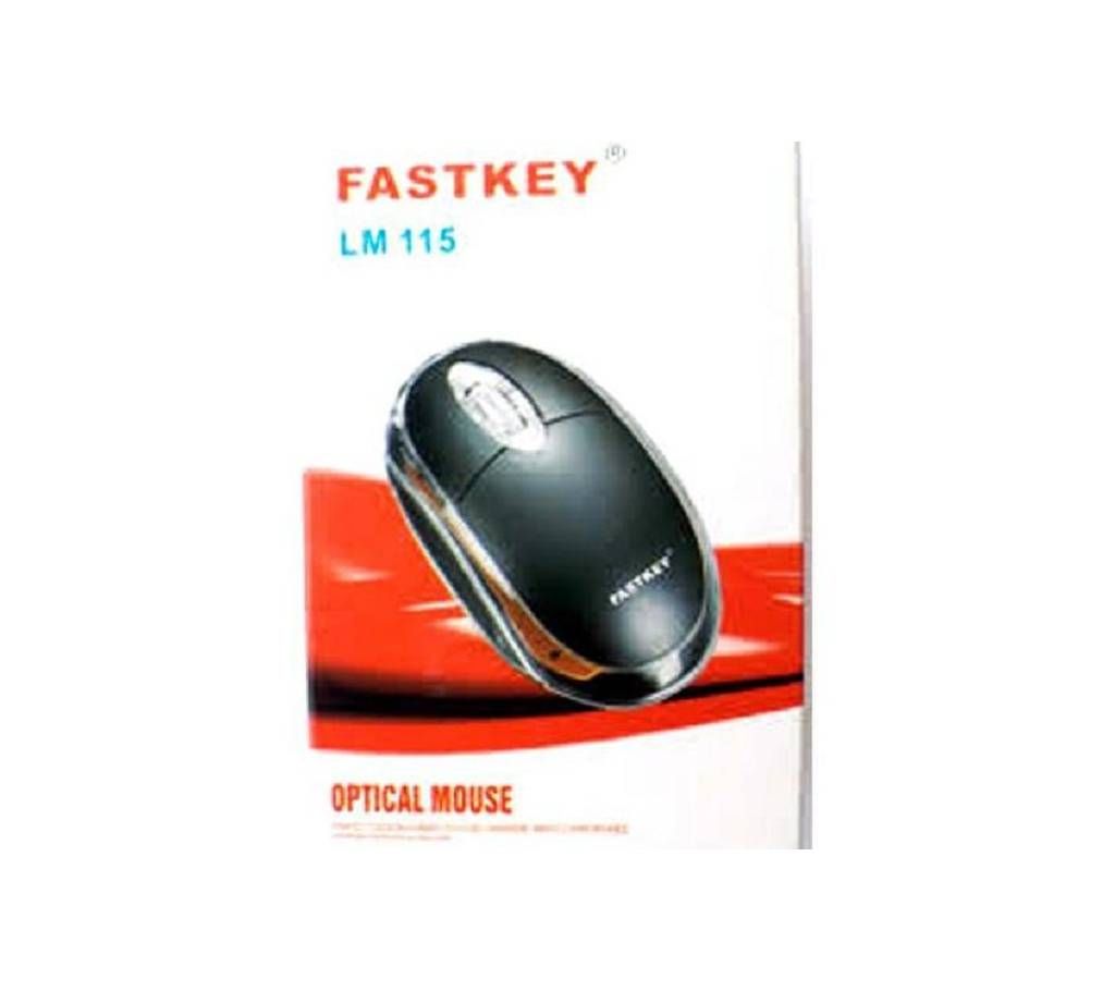 FASTKEY LM 115 USB Mouse-Black