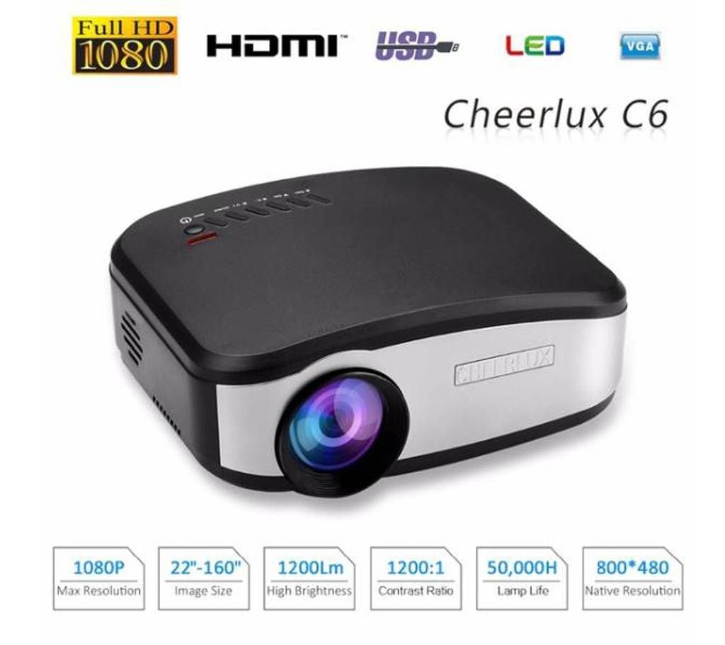 High-quality full hd tv projector
