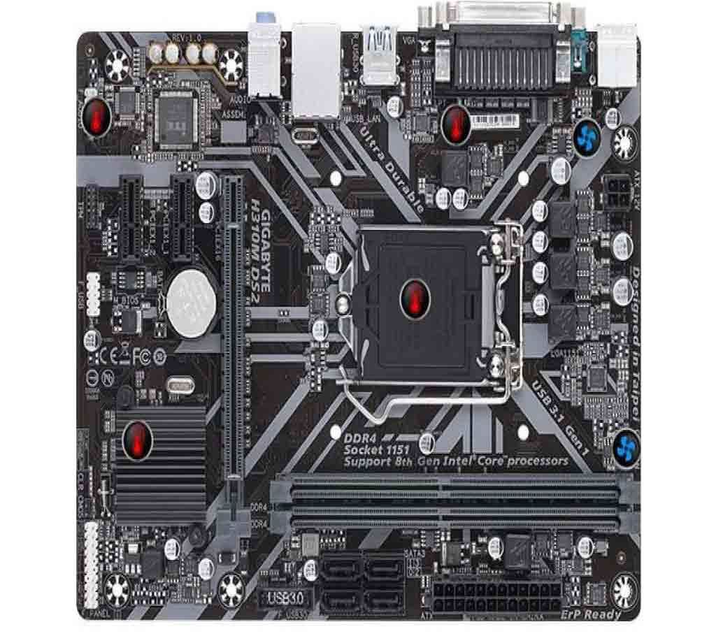 Gigabyte H310M DS2V DDR4 8th Gen LGA1151 Socket Mainboard