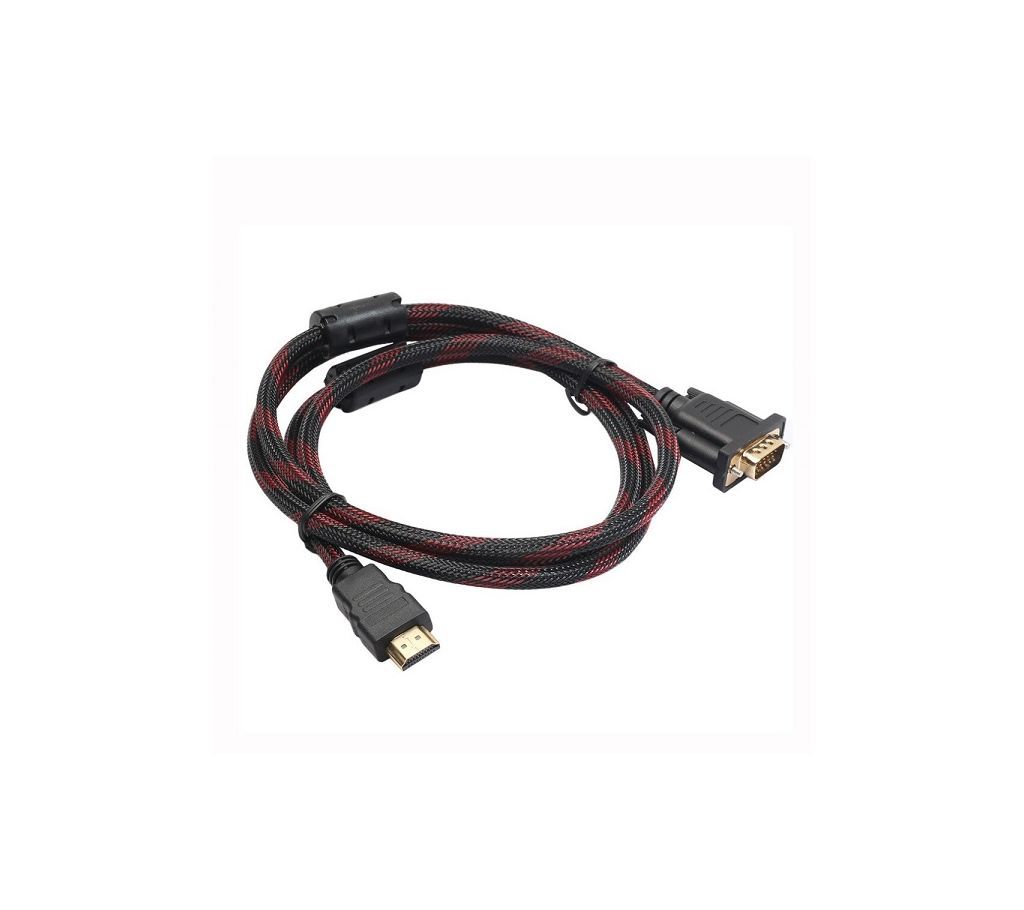 1.5M Length HDMI Male To VGA Data Connector Adapter Converter