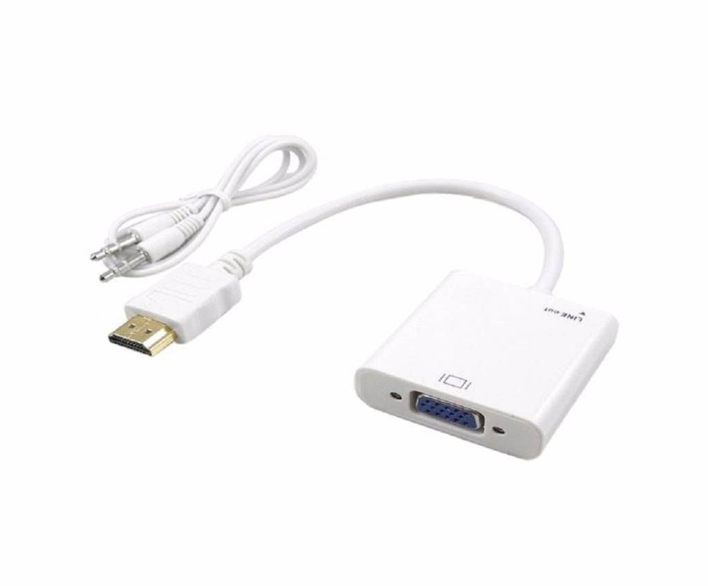 HDMI to VGA Converter with Audio Support