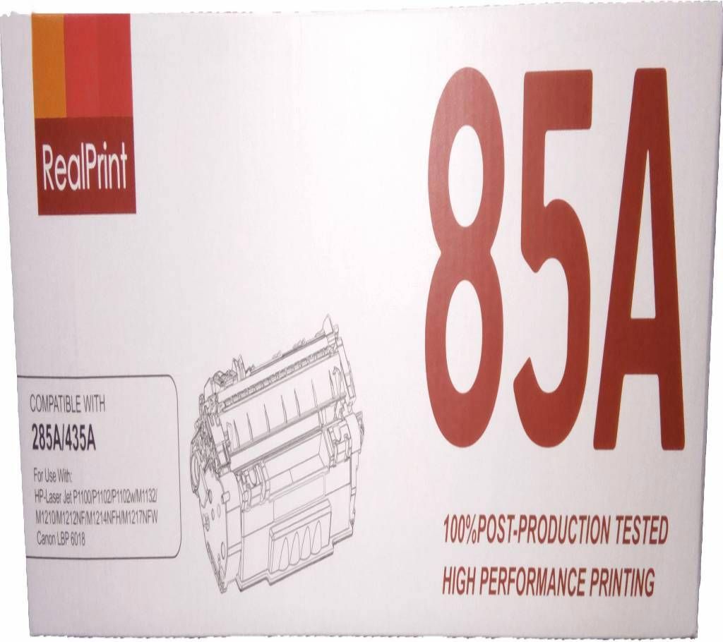 Real print 85A Black Laserjet Toner