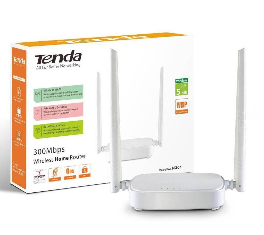 Tenda N301 300 Mbps Wireless WiFi