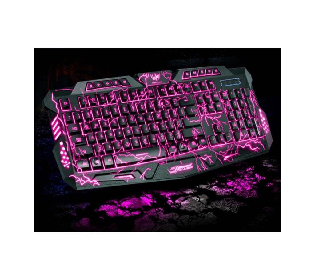 v100 Led 3 Colors Keyboard