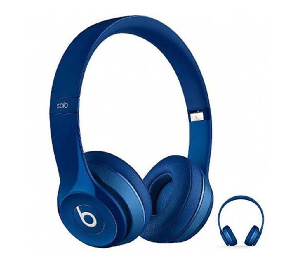 Beats solo-2 wired headphone Blue Replica