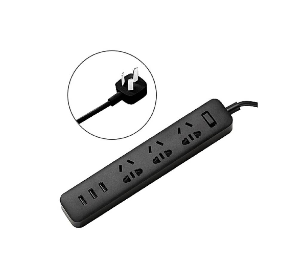 Original Xiaomi Mi Power Strip 5 - Black