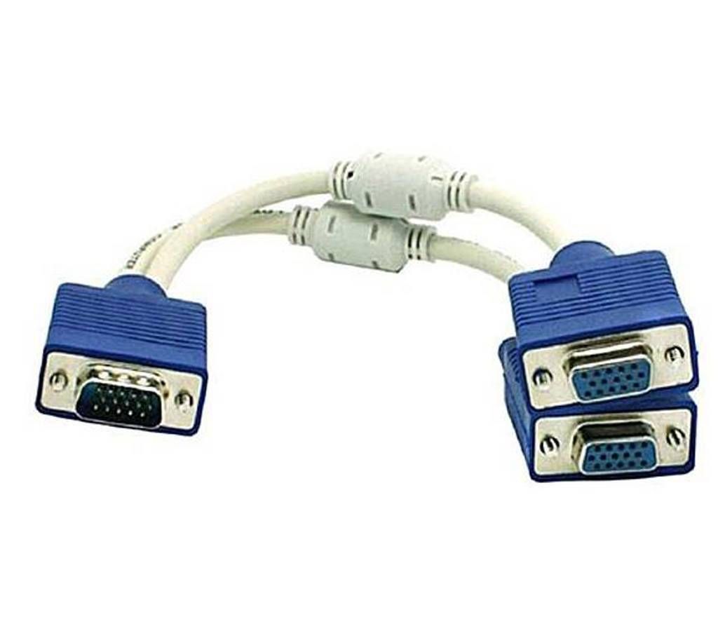VGA-Y Splitter Cable for Screen Duplication -