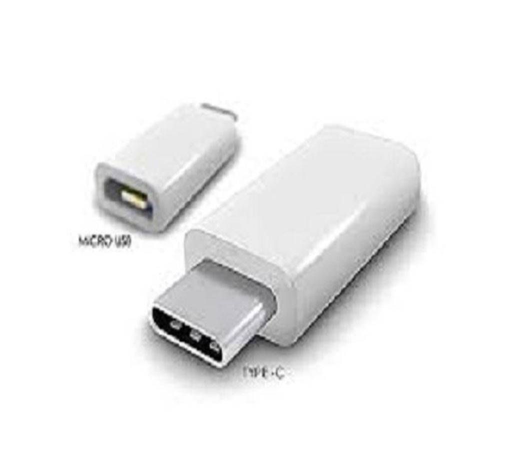 Micro USB to type C converter
