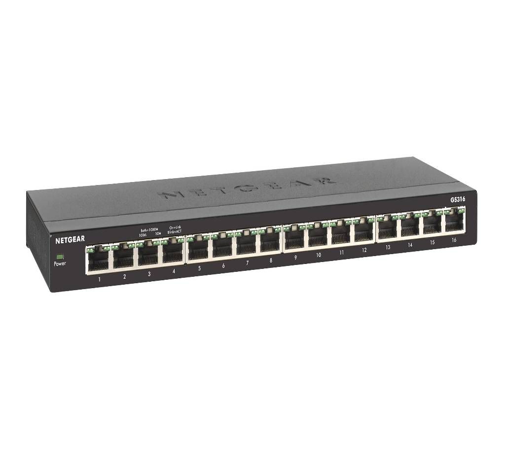 16-Port Gigabit Desktop Switch 3 Years Warranty
