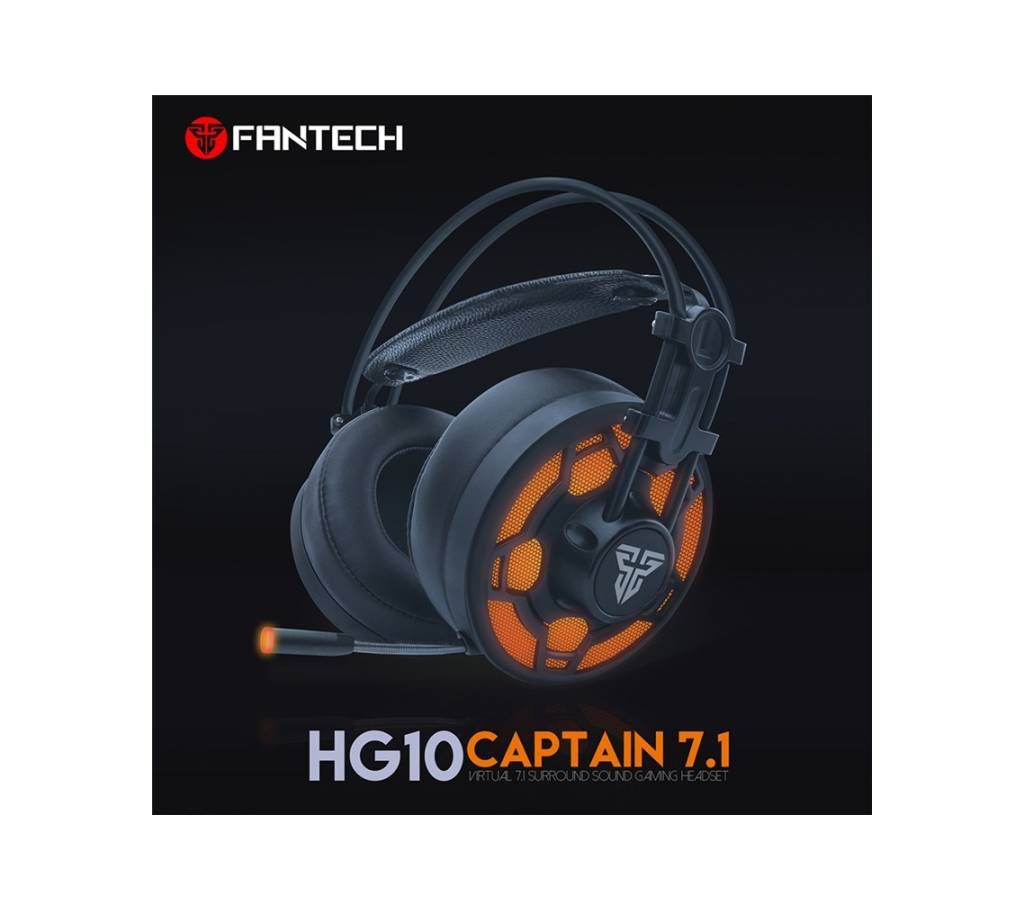Wired 7.1 Headphones HG10  Color : Black