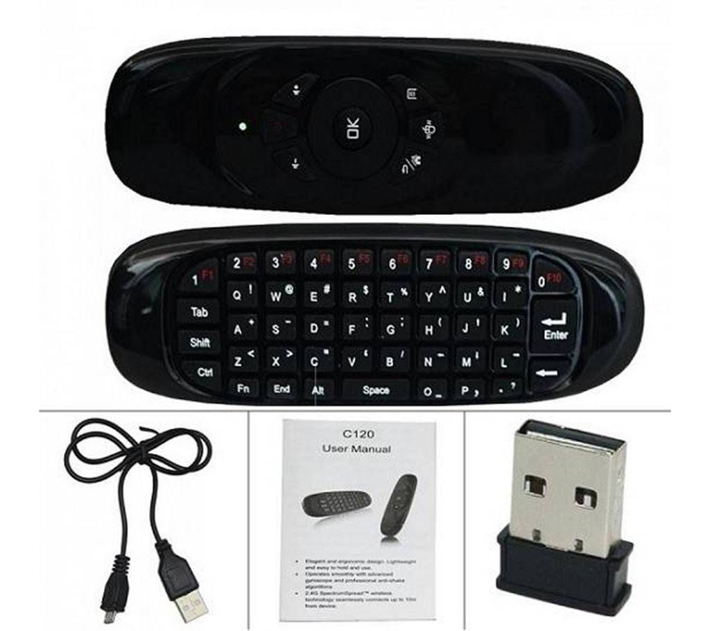 3 IN 1 wireless keyboard+ air mouse+ remote 