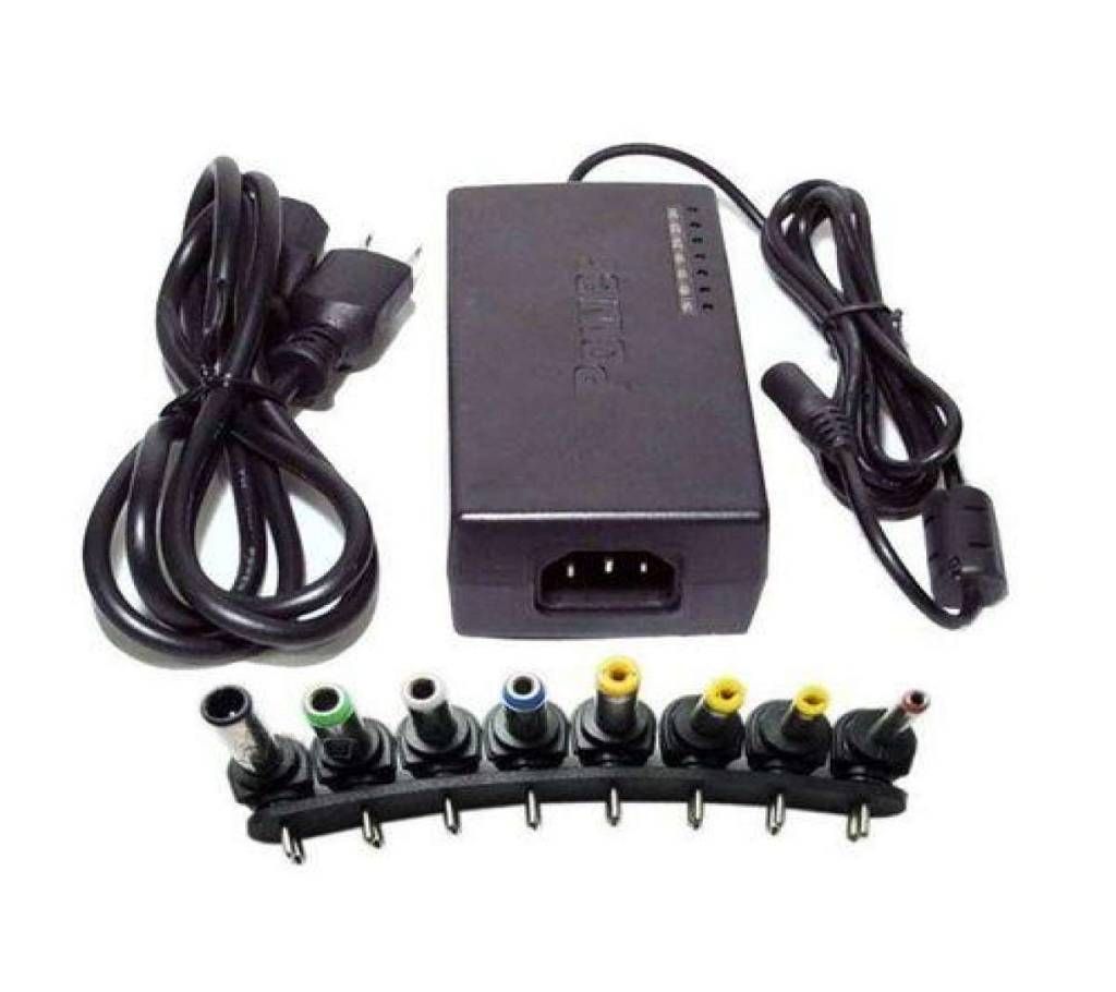 Universal Laptop AC Charger Adapter - Black 