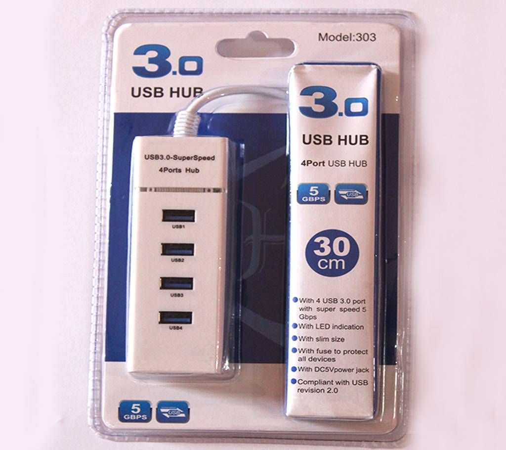 GreenForce 3.0 Super Speed 4 Ports USB Hub