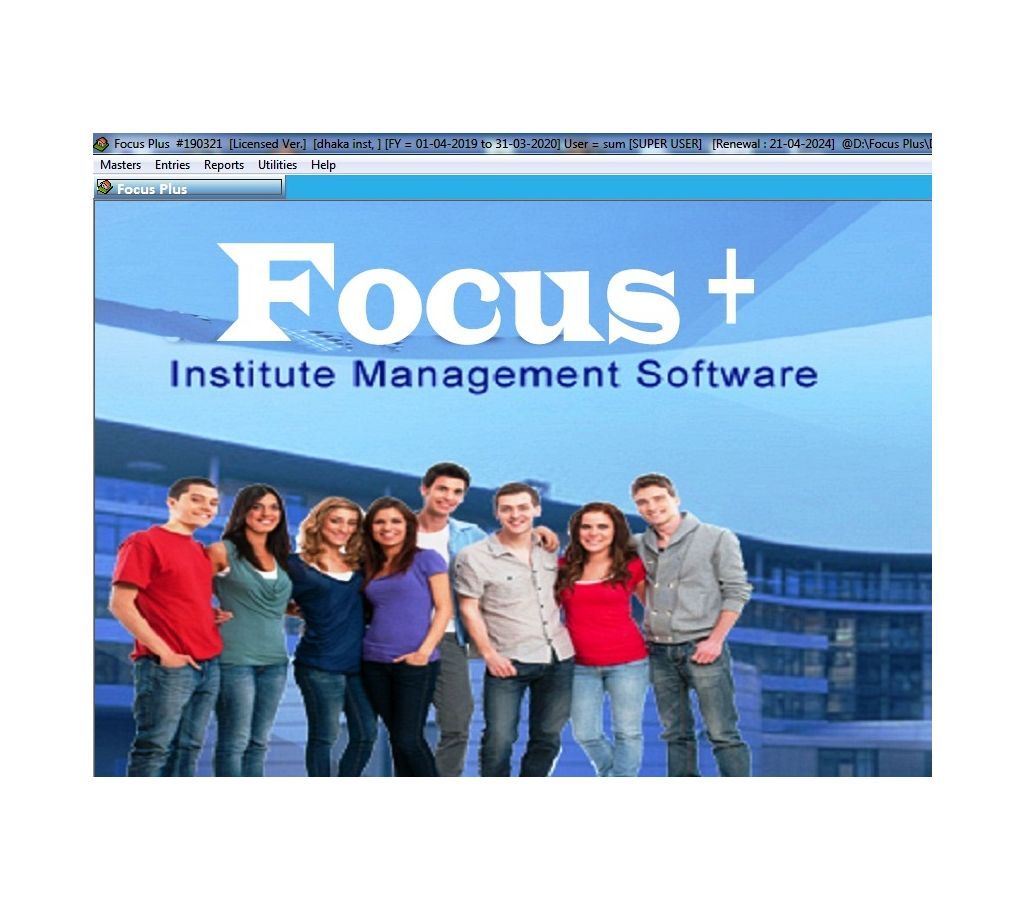 Focus Plus Institute Management  Software Lifetime
