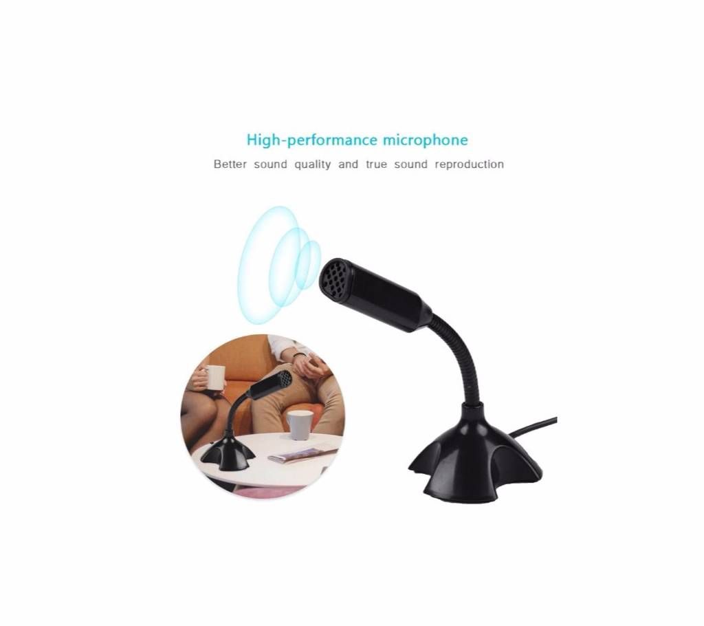 Portable USB Microphone With Holder For PC Laptop