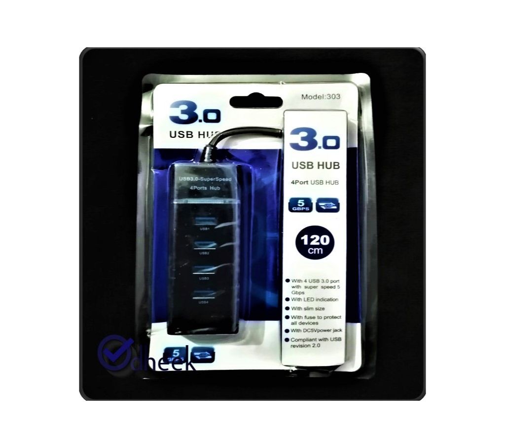 USB Hub 3.0 4PORT High Speed 5GBPS