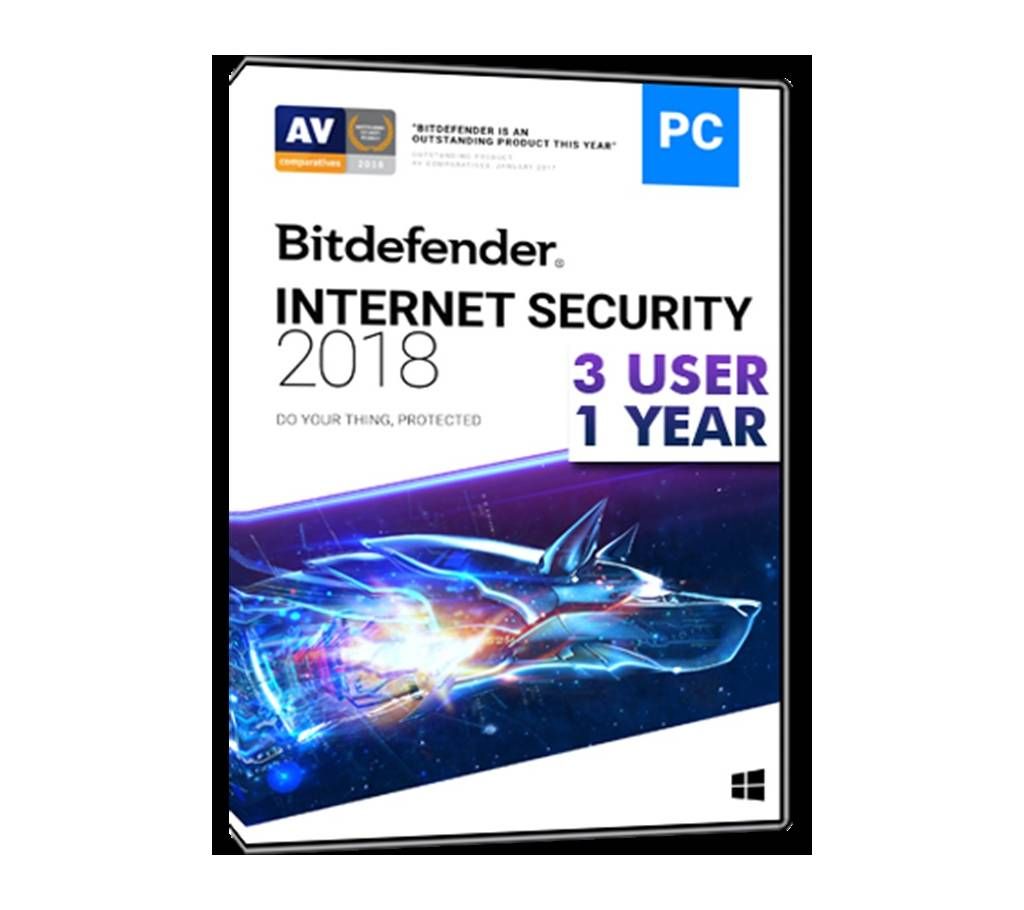 BitDefender Internet Security 2018 (Three User)