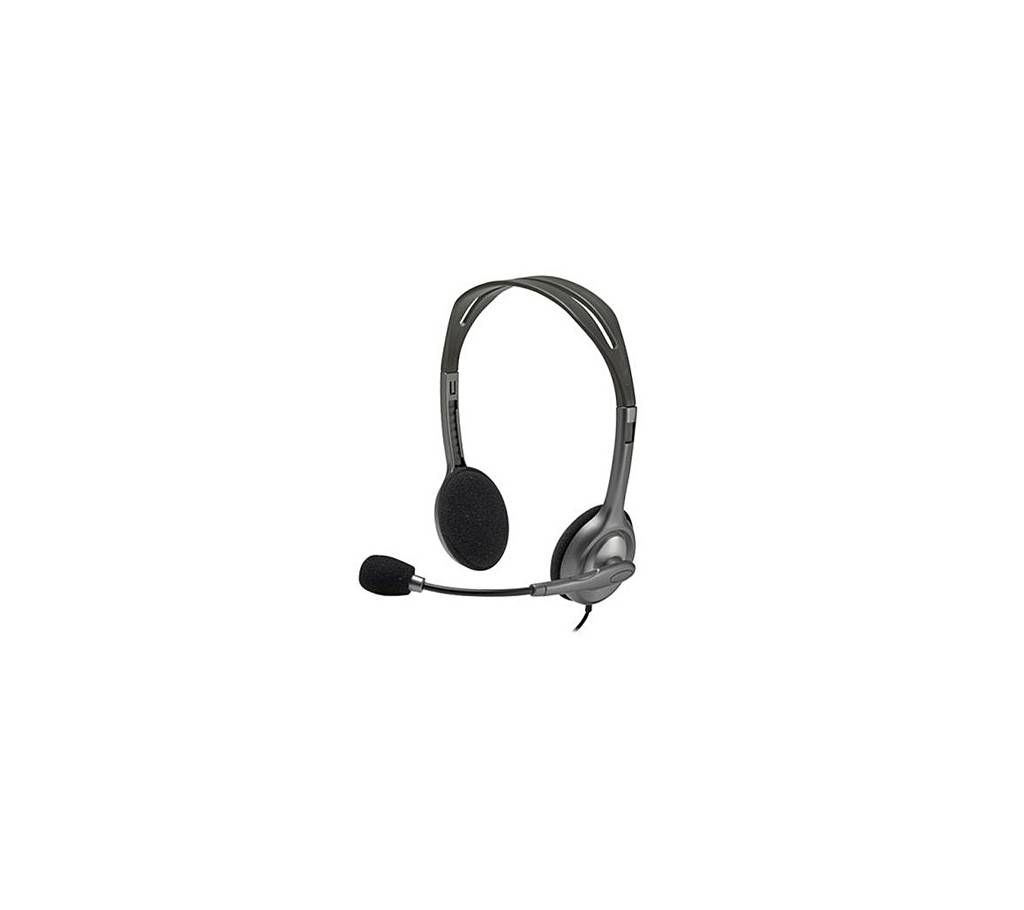 Logitech H110 - Stereo Headset - Black