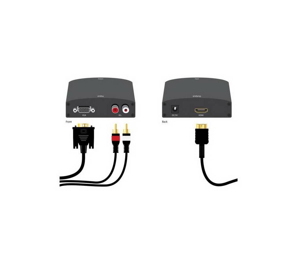 VGA to HDMI Converter Full HD