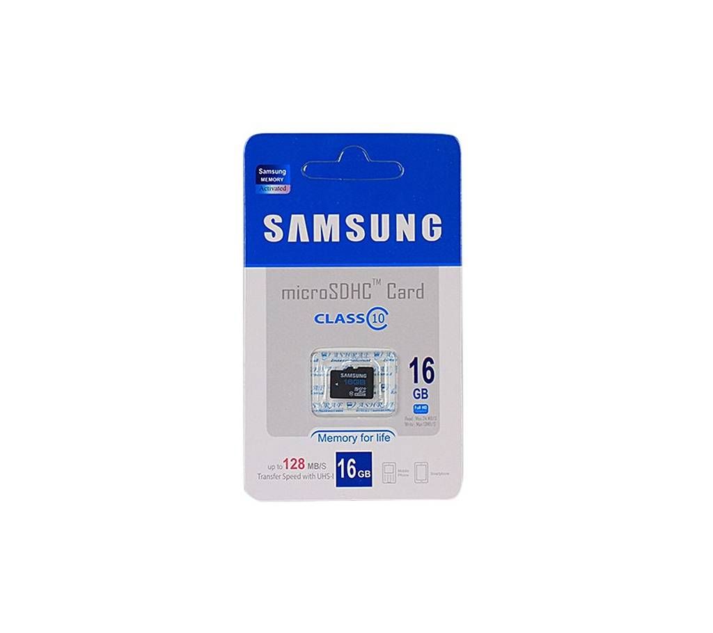 Samsung Samsung 16GB Class 10 Micro SD HC Memory