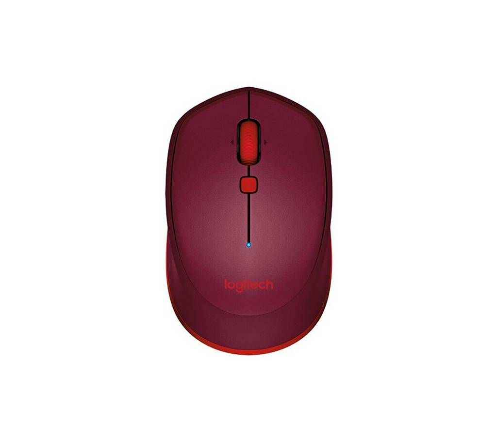 Logitech M337 Red Wireless Mouse-Red