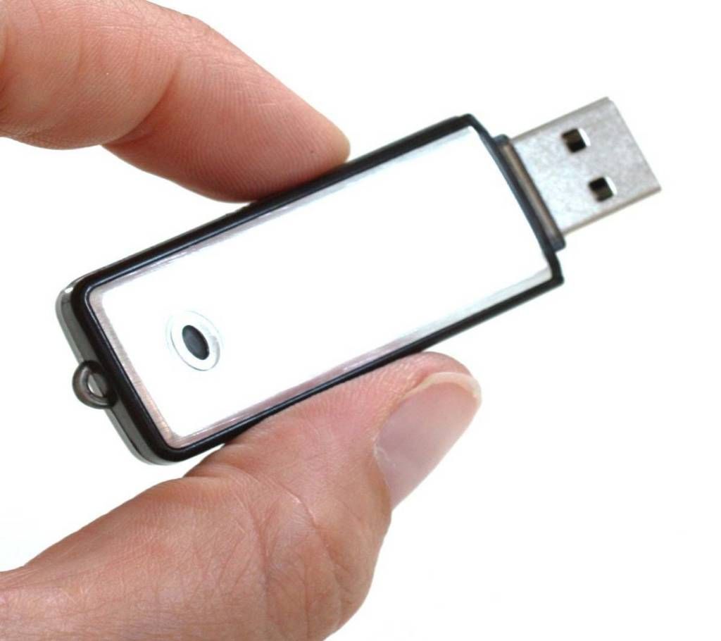 Voice Recorder With Pen-Drive 8GB Silver