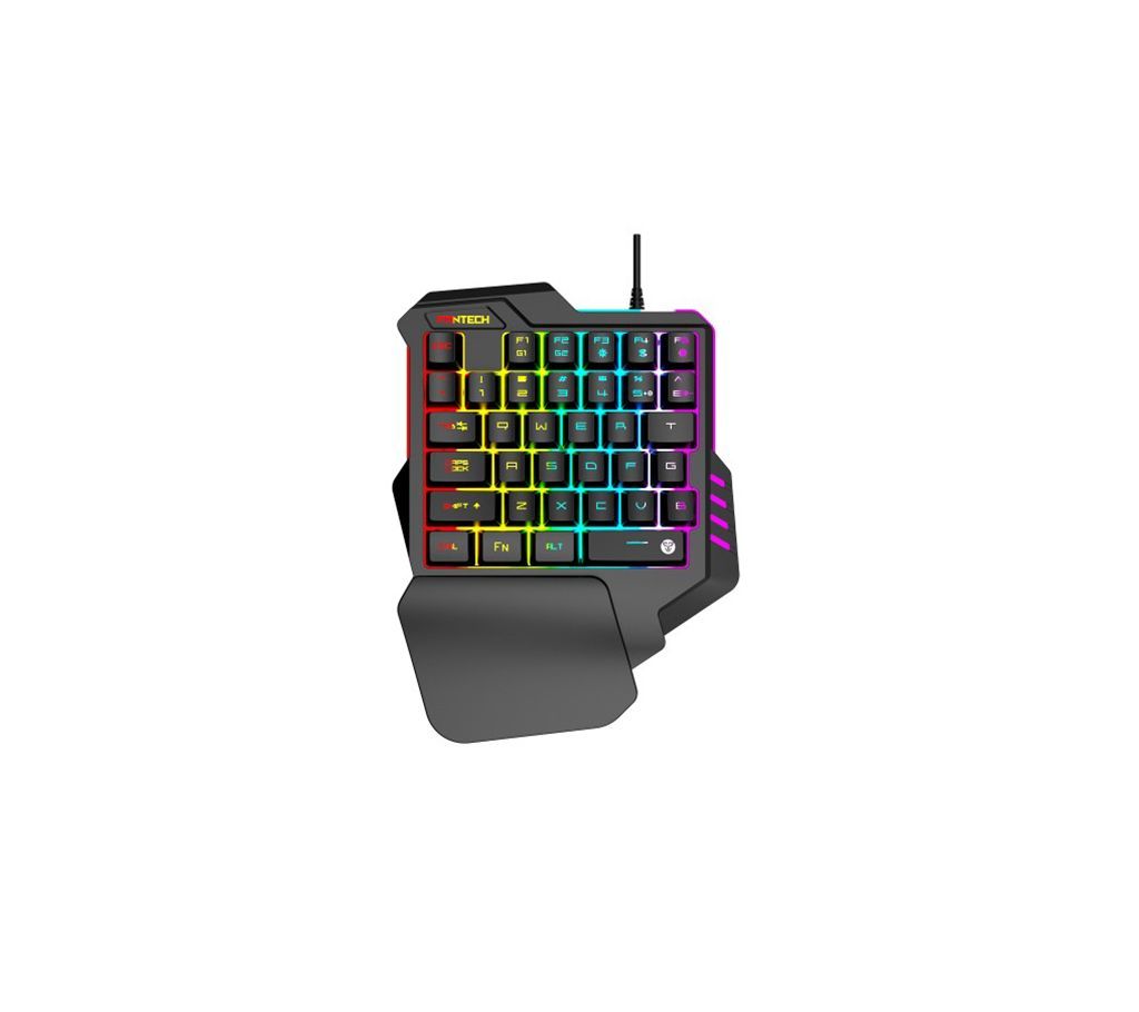 FANTECH ARCHER K512 RGB WATERPROOF ERGONOMIC 35KEYS MECHANICAL ONE-HAND GAMING KEYBOARD