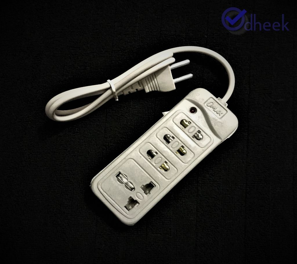 Multiplug 4 Port One 3 pin and three 2 Pin