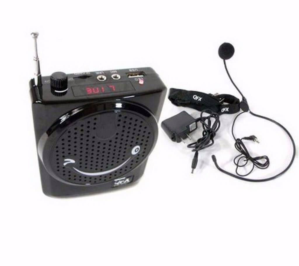 Rechargeable loud speaker with FM Radio cum hand mic
