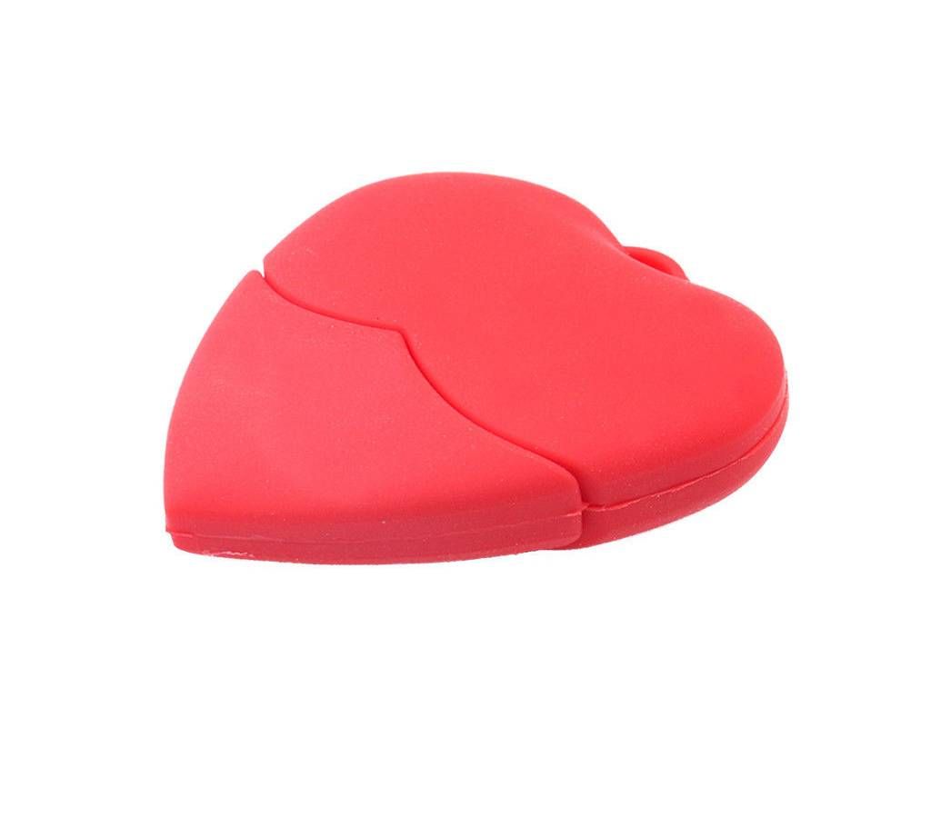 Heart Shape Gift Pen Drive (16gb)