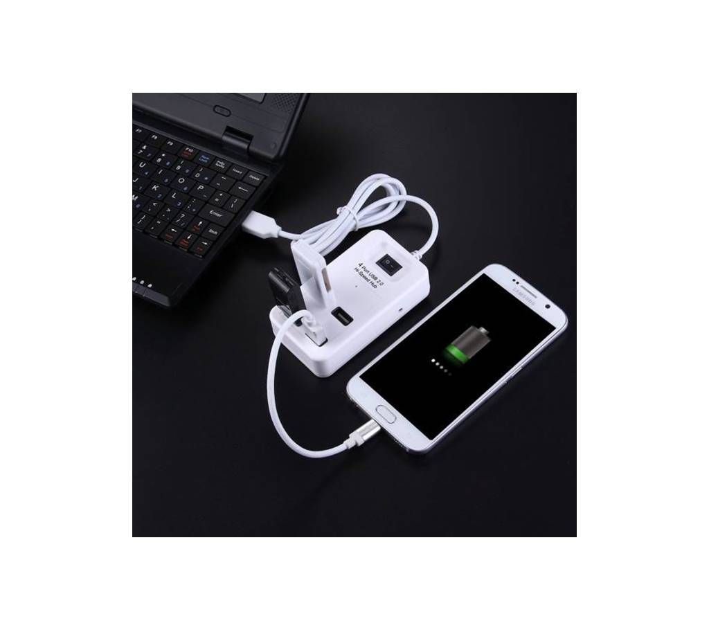 4 Port USB HUB with ON/OFF Switch