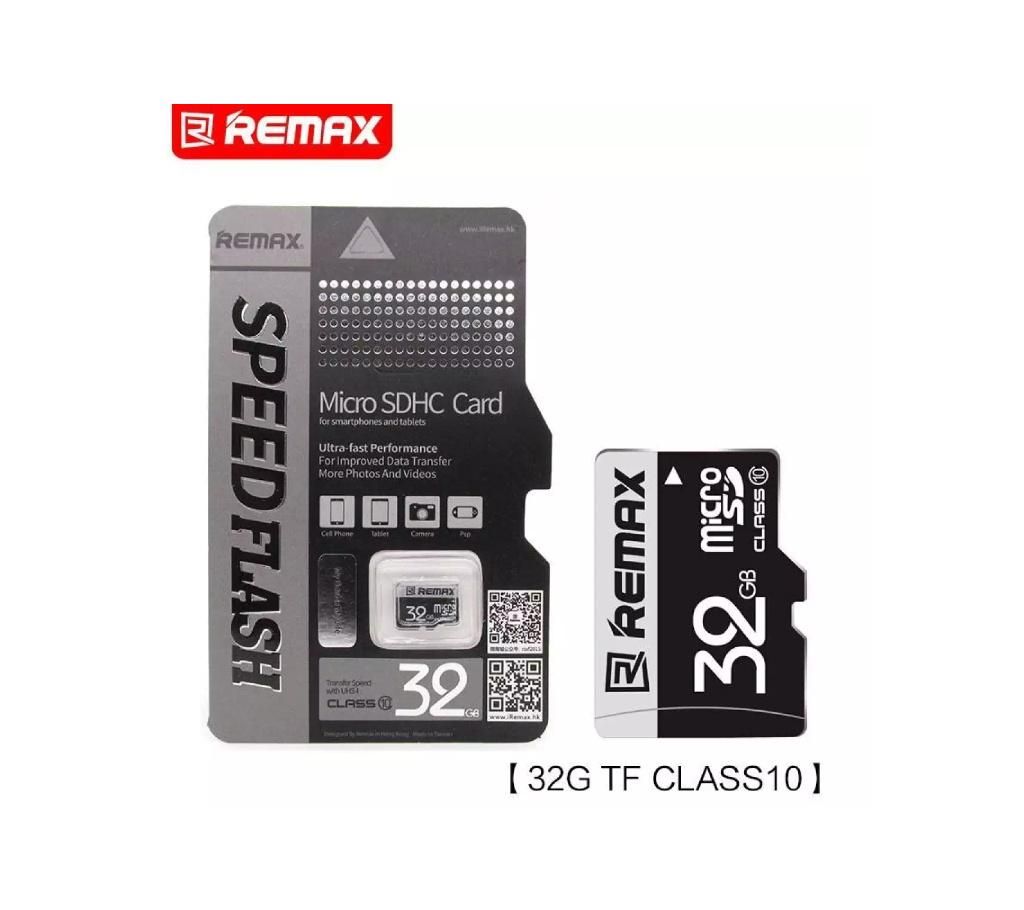 REMAX MEMORY CARD 32GB, 10 YEAR GUARANTY