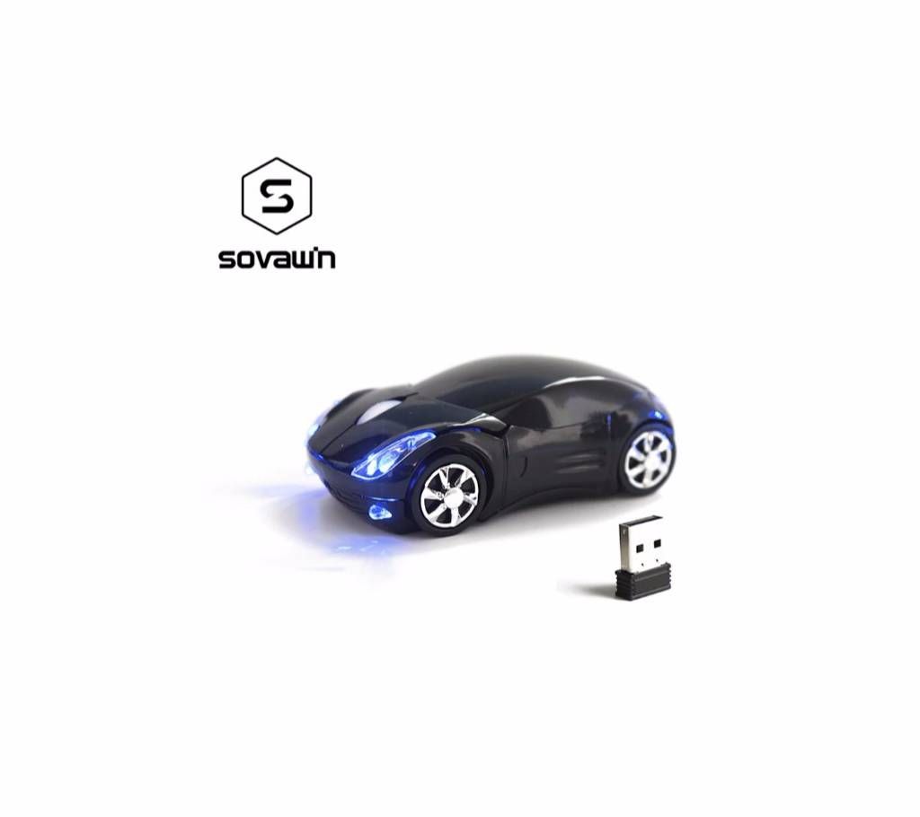 Car Shape Wireless Mouse USB Receiver 1200 DPI 2.4G Gaming