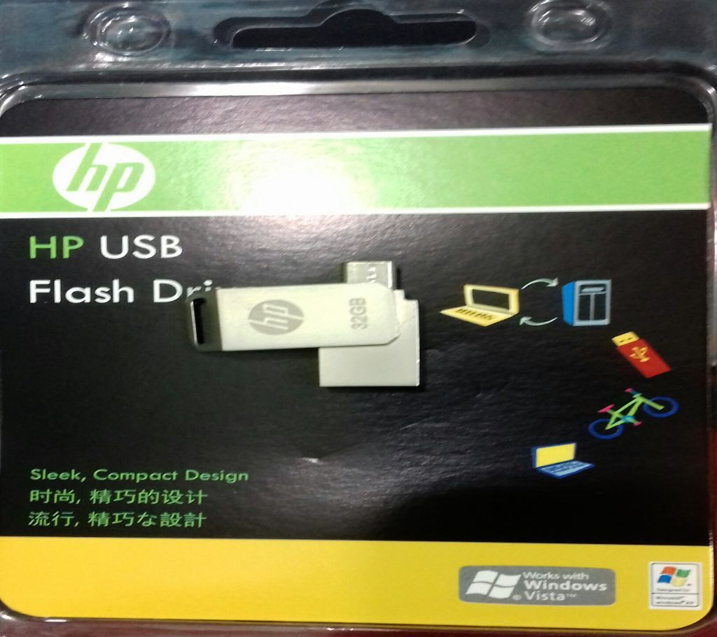 HP 32GB OTG & USB pendrive