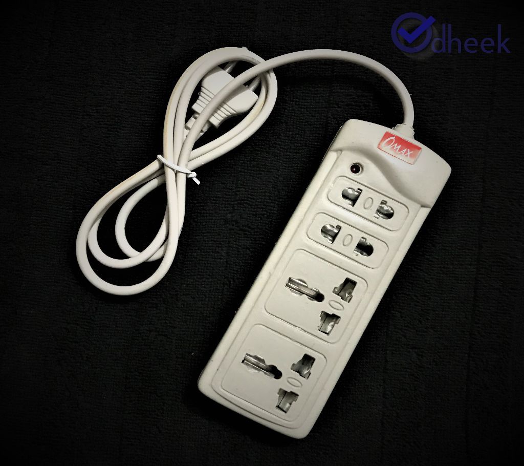 Multiplug 4 Port Two 3 pin and Two 2 Pin