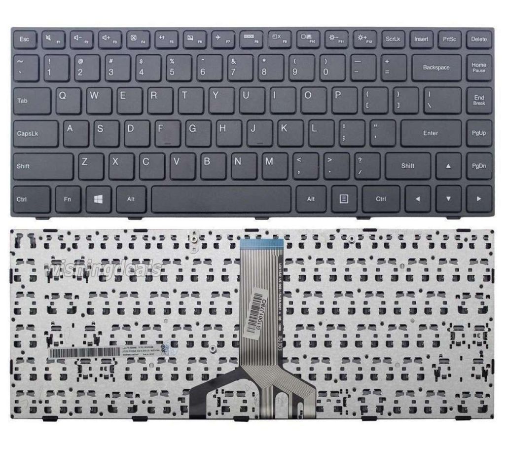 Laptop Keyboard For Lenovo IdeaPad 100-14 100-14iBD 141BD 80RK- Black