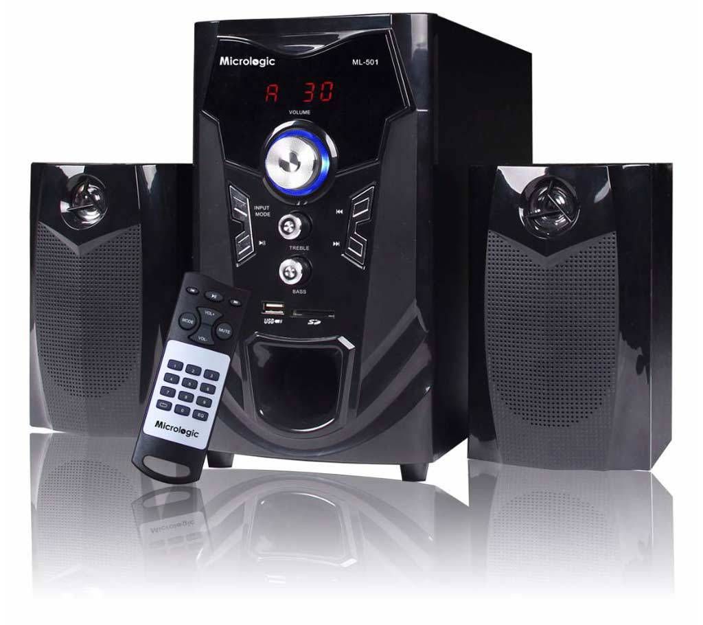 Micrologic ML-501 2:1 Multimedia Stereo Speaker 